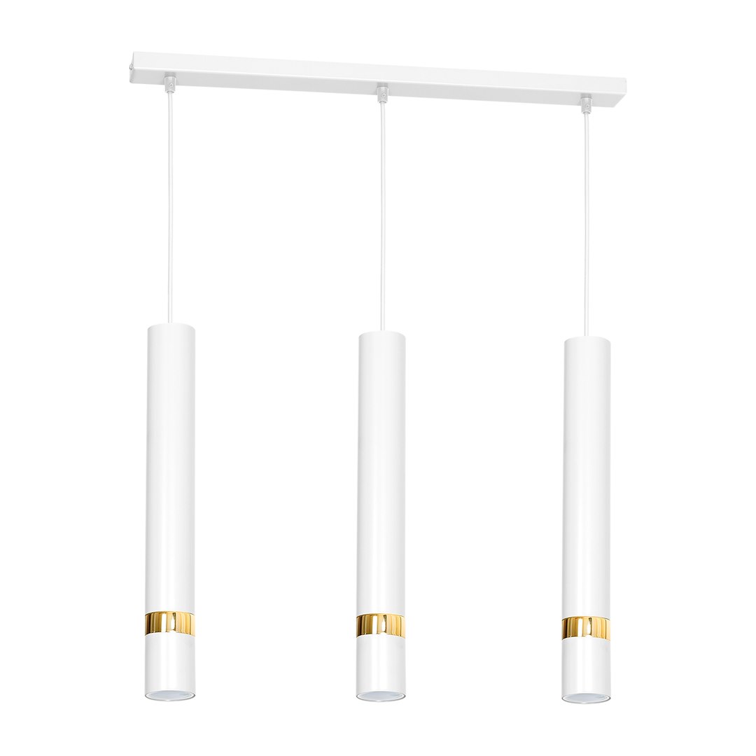 Lampa wisząca Joker 3xGU10 Biały/Złoty