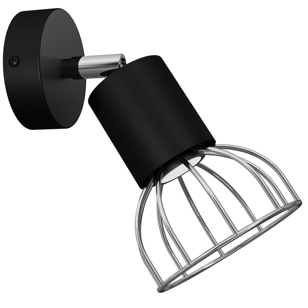 Kinkiet DANTE BLACK/SILVER 1x mini GU10 - obrazek 2