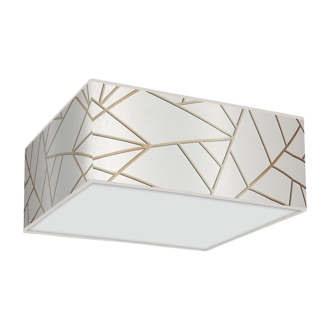 Lampa sufitowa Ziggy 3xE27 Biały/Złoty