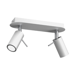 Lampa sufitowa Preston 2x mini GU10 Biały/Chrom