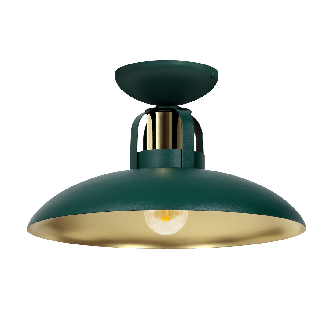 Lampa sufitowa FELIX GREEN/GOLD 1xE27 - obrazek 5