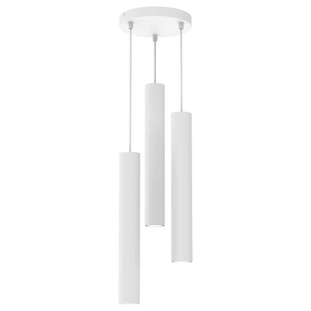 Lampa wisząca Hudson Biały 3xGU10