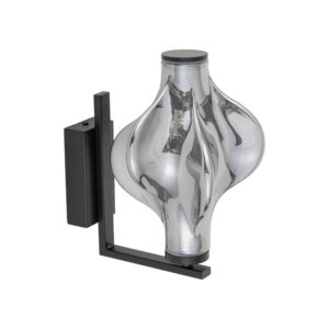 ELVA BLACK KINKIET LED 8W