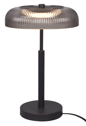 T230757601 SOLVIA LAMPA STOŁOWA CZARNA+SZARA/BLACK+GREY
