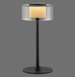 4110-18 RIKA LAMPA STOŁOWA CZARNY/SMOKY