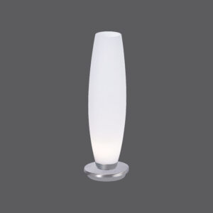 4027-55 TYRA LAMPA STOŁOWA SREBRNY