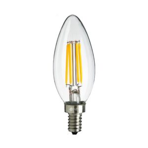 Żarówka Filamentowa LED 4W Świeczka E14 2700K