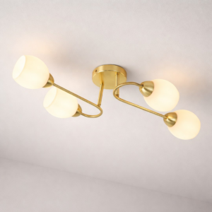 Lampa sufitowa KING 4xE27 Złoty