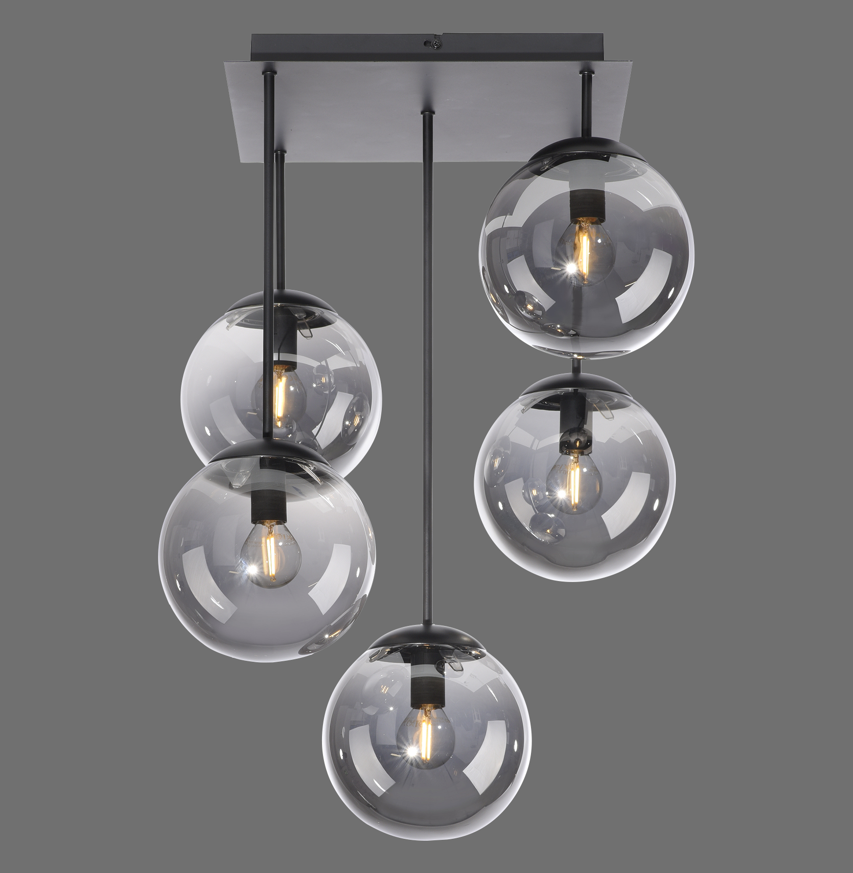 14602-18 BIG WIDOW LAMPA SUFITOWA CZARNY