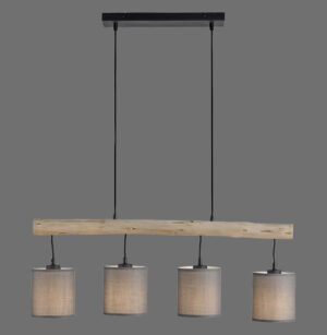 15783-29 GREEN TRIBU LAMPA WISZĄCA DREWNO/BEŻOWY