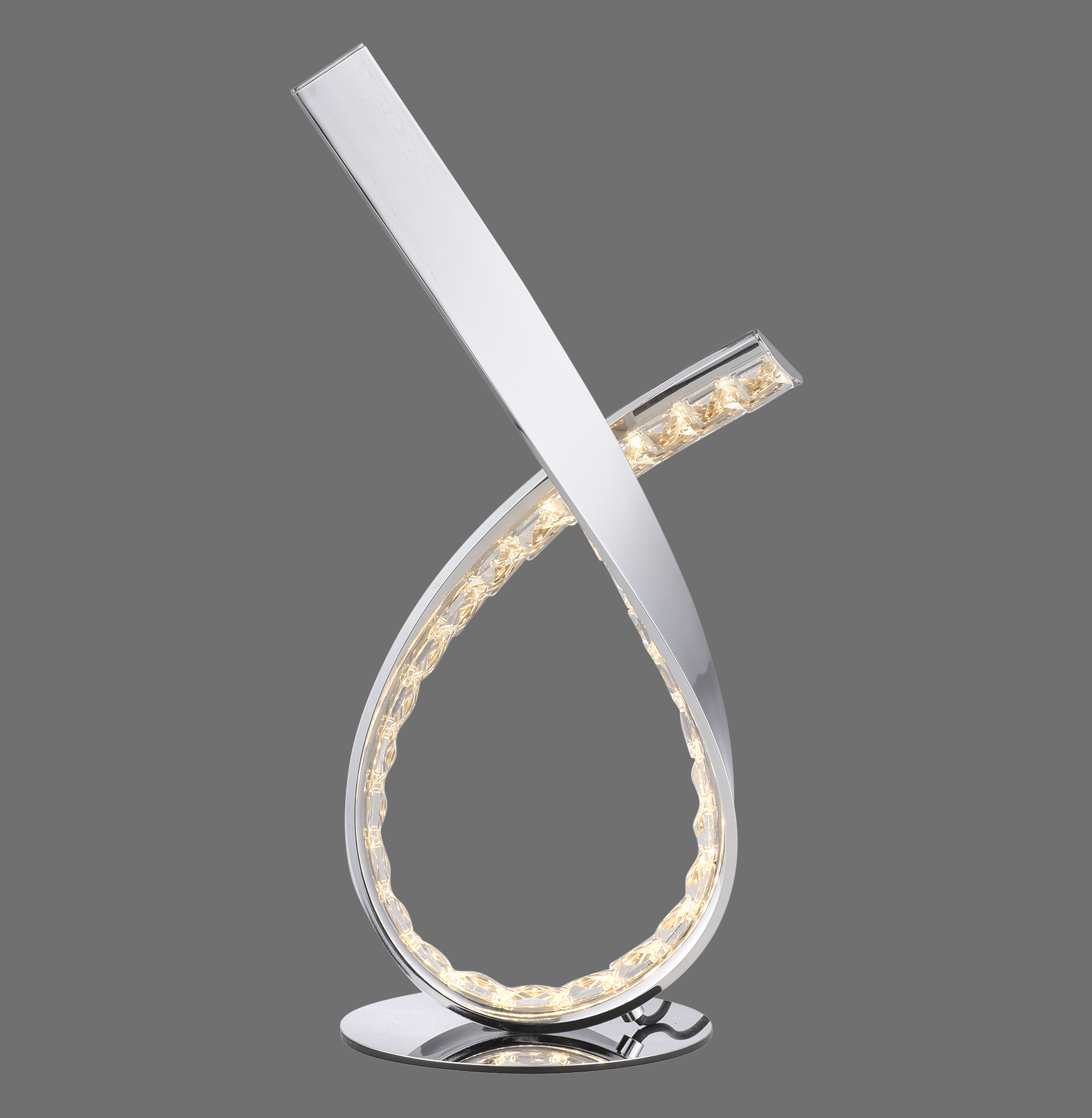 4391-17 BRILLA LAMPA STOŁOWA CHROM