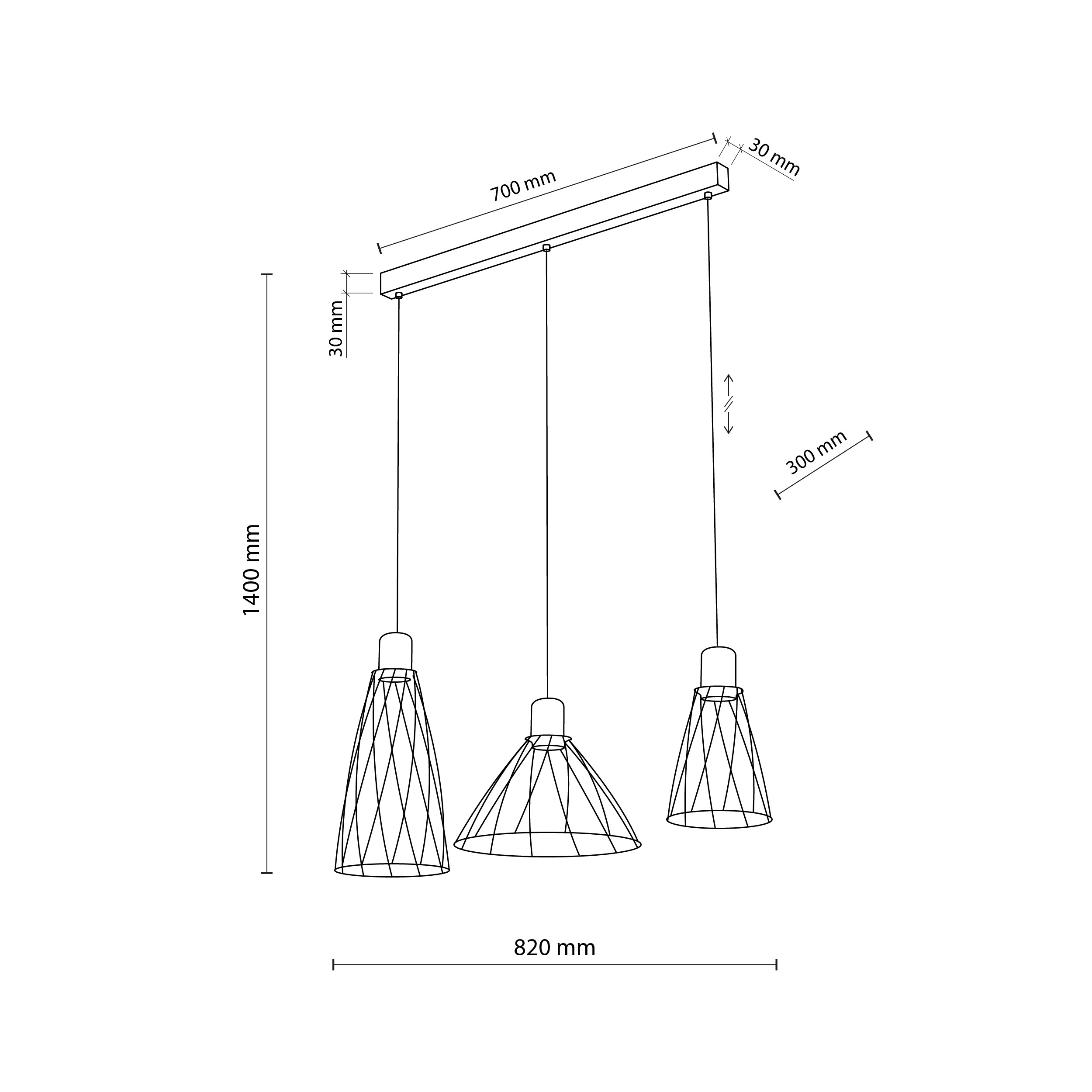 MODESTO WOOD SOSNA LAMPA WISZACA 3 - obrazek 8