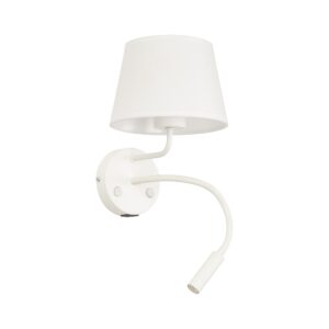 MAJA WHITE KINKIET 2 E27 + G9 + USB