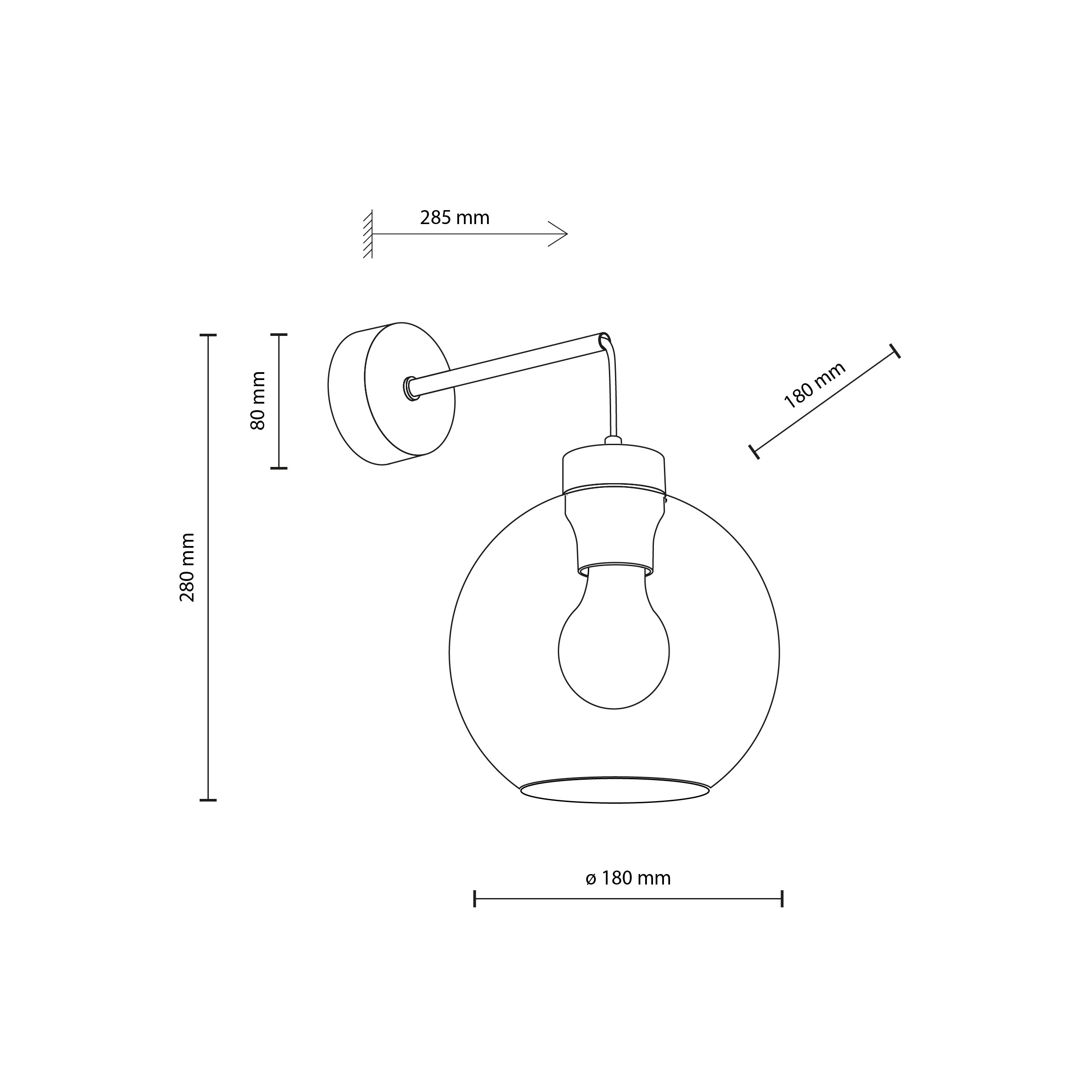 CUBUS GRAPHITE KINKIET 1 - obrazek 8