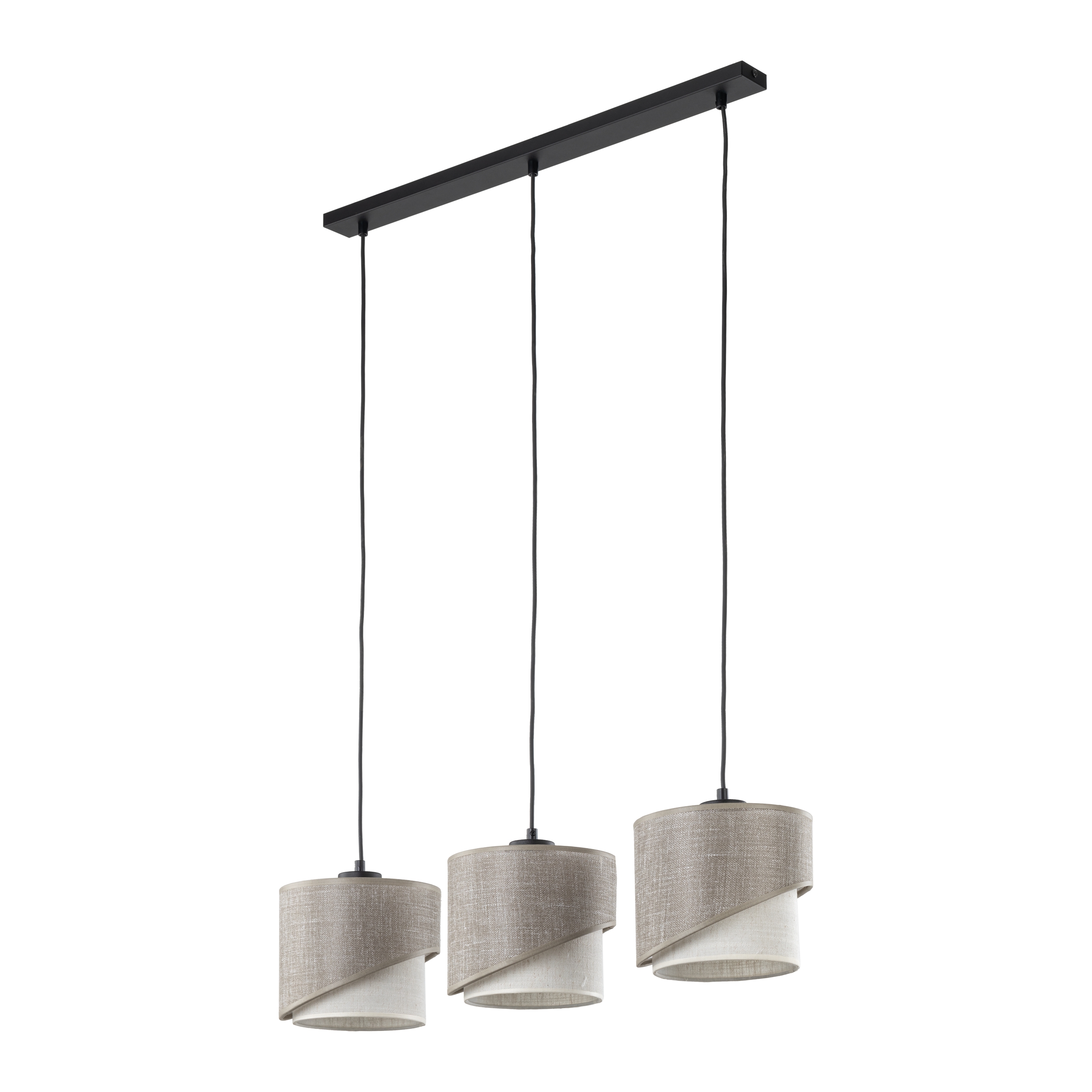 ELBRUS LINEN LAMPA WISZĄCA LISTWA 3XE27
