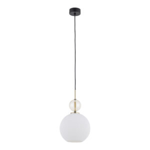 SOPHIA BIG COGNAC WHITE LAMPA WISZĄCA 1XE27