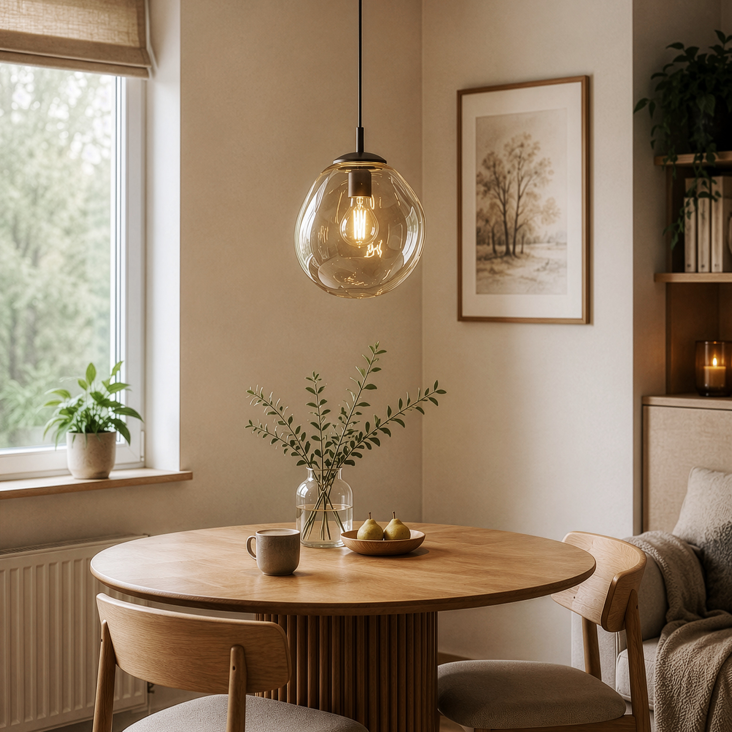 LAVA M BROWN LAMPA WISZĄCA 1XE27 - obrazek 2