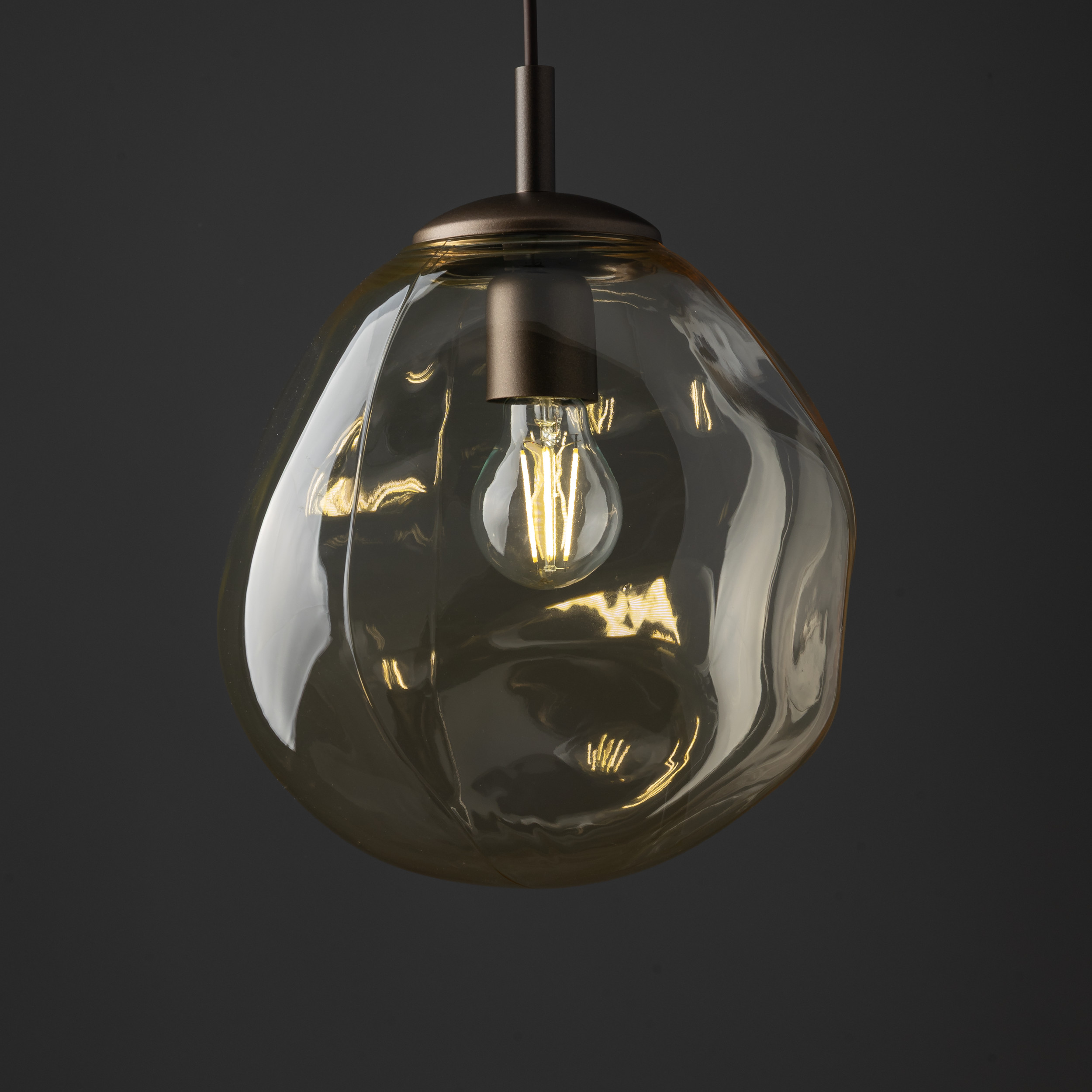 LAVA M BROWN LAMPA WISZĄCA 1XE27 - obrazek 3