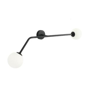 KINKIET PURE 2 BLACK POZIOMY