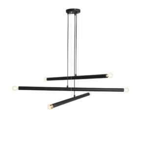 LAMPA WISZĄCA TUBO 6 BLACK