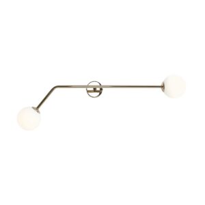 KINKIET PURE 2 GOLD POZIOMY