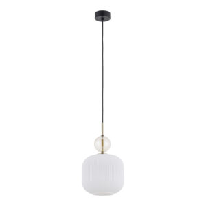 SOPHIA BIG COGNAC WHITE LAMPA WISZĄCA 1XE27