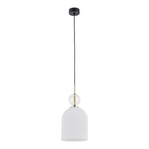 SOPHIA BIG COGNAC WHITE LAMPA WISZĄCA 1XE27