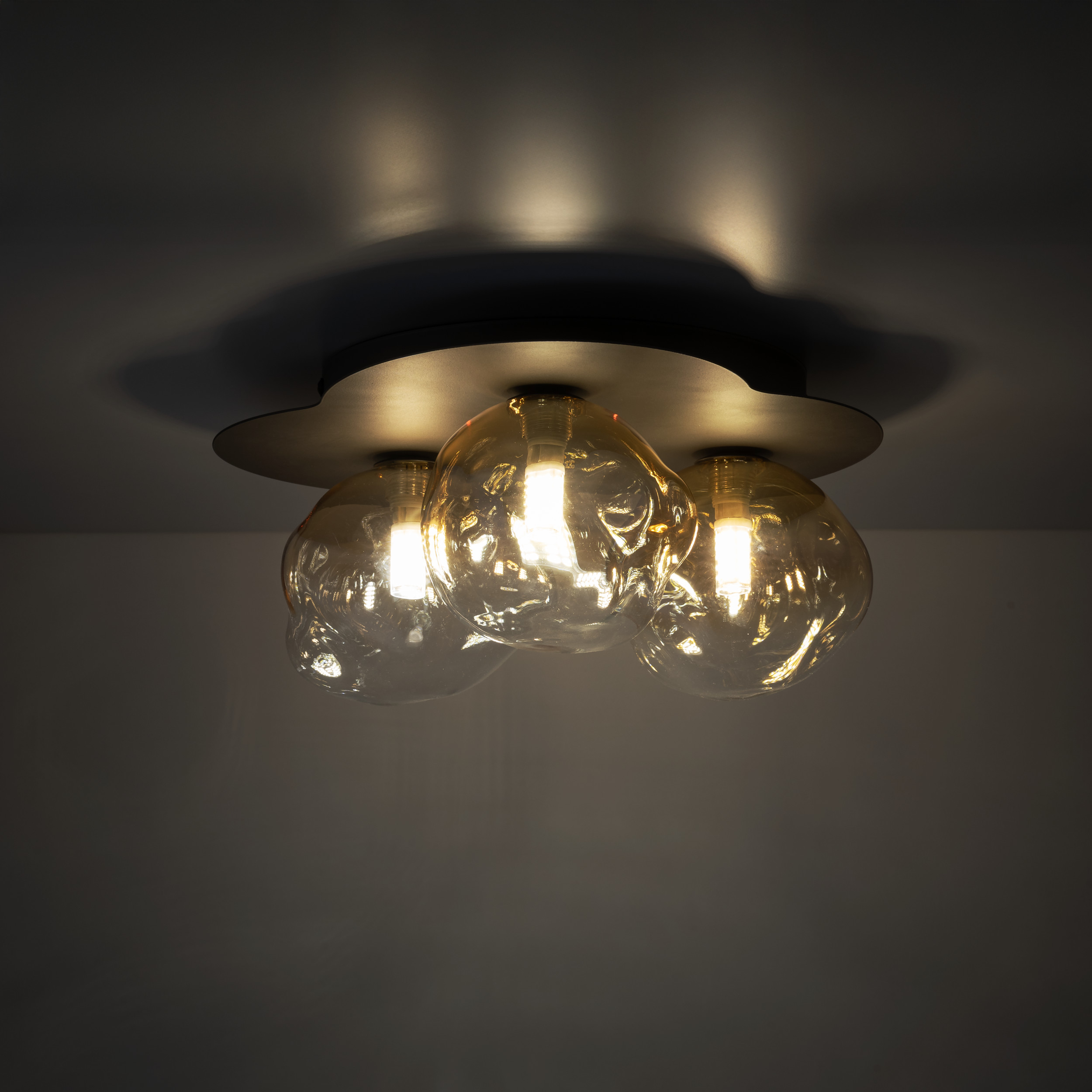 LAVA NEW BROWN LAMPA SUFITOWA 3XG9 - obrazek 3
