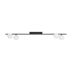 IMELO BLACK LAMPA SUFITOWA 4XG9