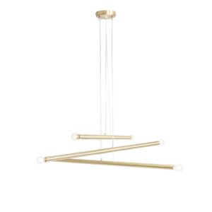 LAMPA WISZĄCA TUBO 6 BRASS