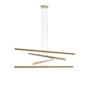 LAMPA WISZĄCA TUBO 8 GOLD