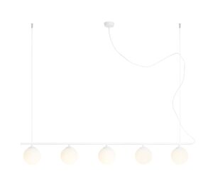 LAMPA WISZĄCĄ BERYL GLASS 5 WHITE