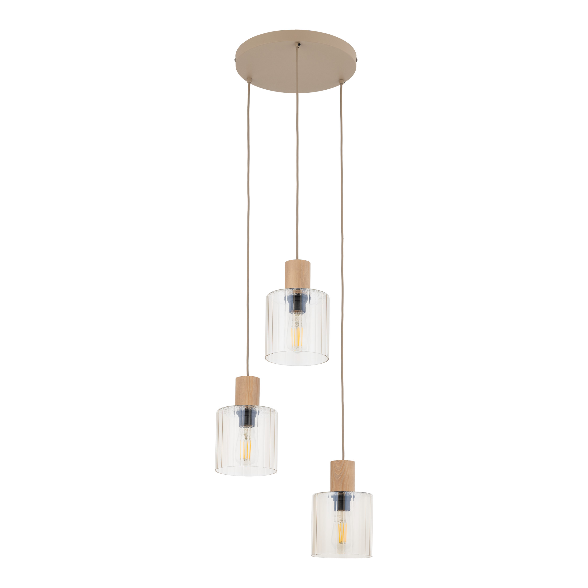 SIERRA WOOD LAMPA WISZĄCA 3XE27