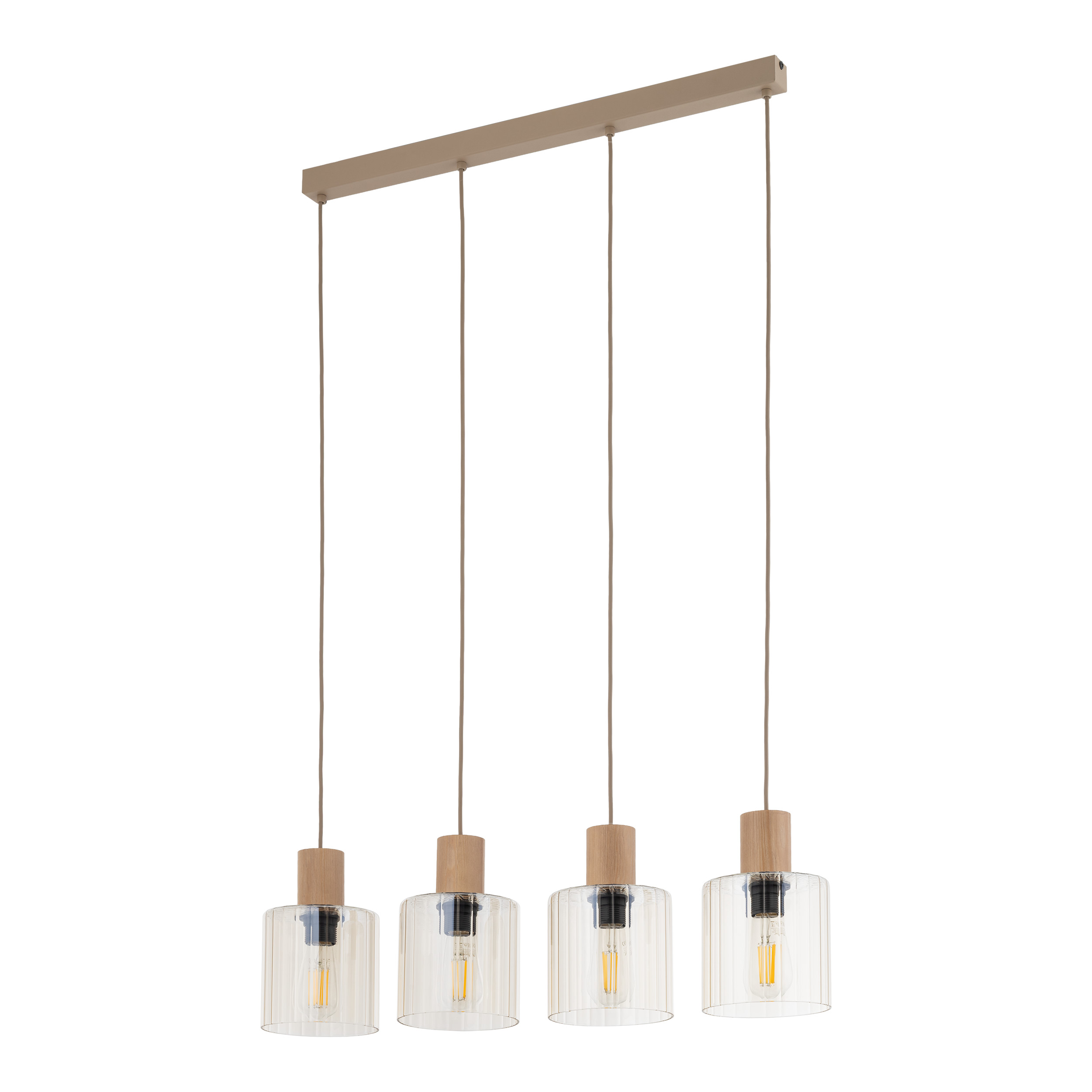 SIERRA WOOD LAMPA WISZĄCA 4XE27