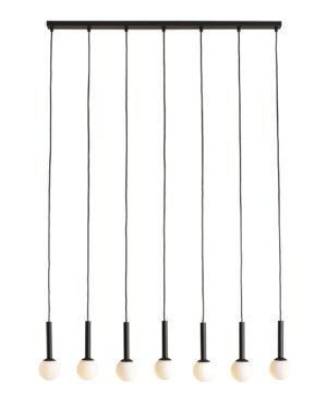 LAMPA WISZĄCA RIU 7 ALL BLACK