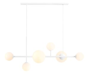 LAMPA WISZĄCA DIONE 6 WHITE (LISTWA)