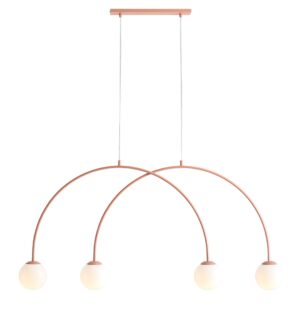 LAMPA WISZĄCA UNA 4 CORAL S