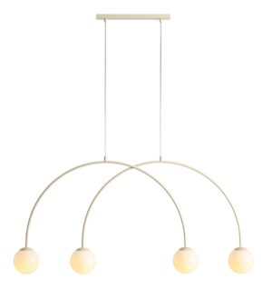 LAMPA WISZĄCA UNA 4 CREAM S