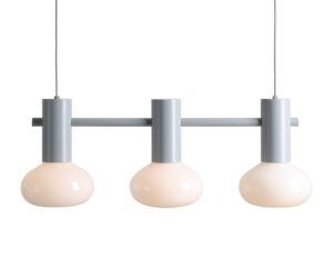 LAMPA WISZĄCA FLO 3 GREY S
(żarówki w zestawie)