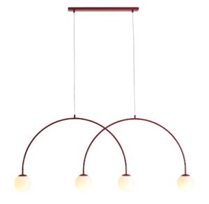 LAMPA WISZĄCA UNA 4 RED WINE L