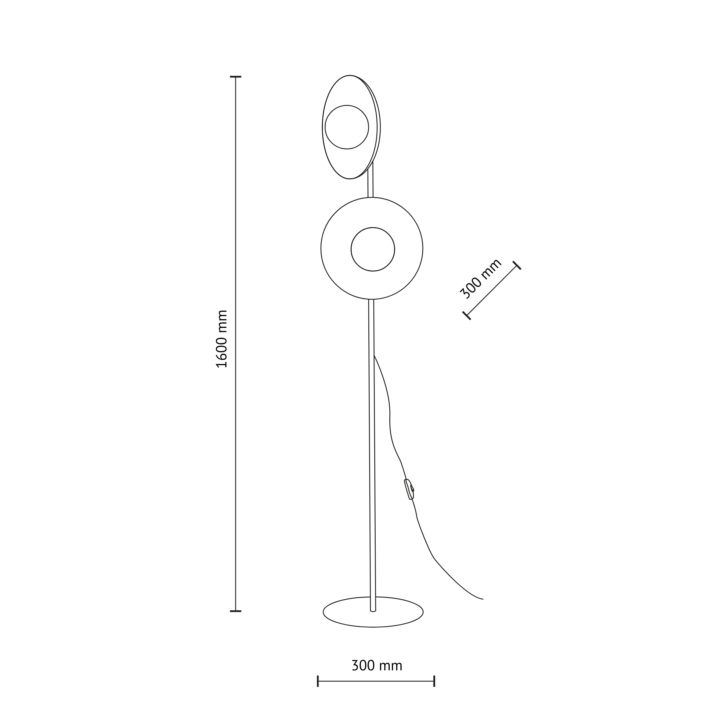 SLATE MIX GLASS LAMPA PODŁOGOWA 2XG9 - obrazek 6