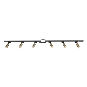 3022 ZESTAW 6 SZYNOPRZEWODY BLACK/GOLD JEDNOOBWODOWY