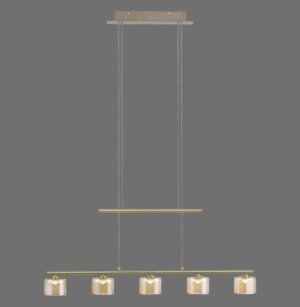 2209-60 HYDRA LAMPA WISZĄCA MATOWY MOSIĄDZ