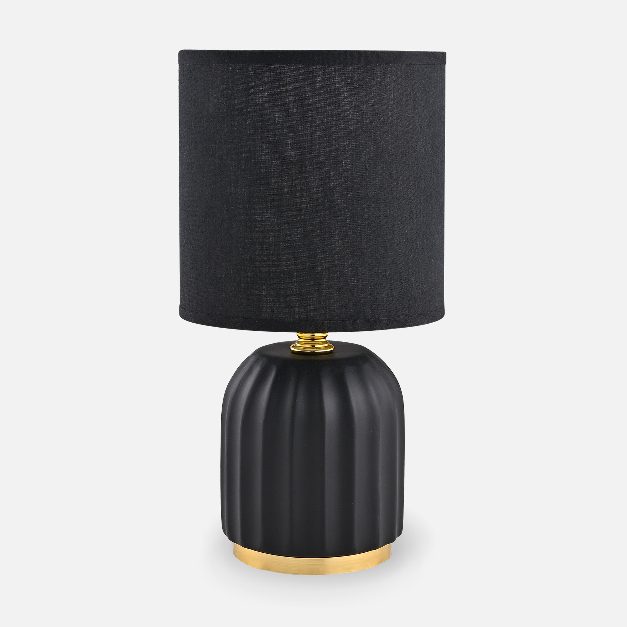HS8723-BL LAMPA STOŁOWA CZARNY/ZŁOTY