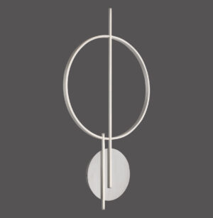 6154-55 Q-ARKOA LAMPA SUFITOWA SREBRNY