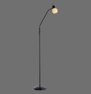 12157-18 LOKI LAMPA PODŁOGOWA CZARNY