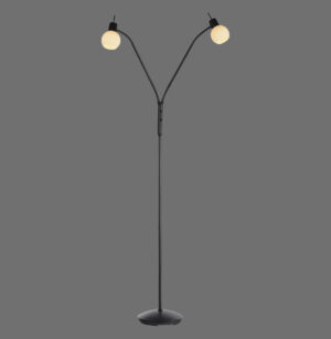 12158-18 LOKI LAMPA PODŁOGOWA CZARNY