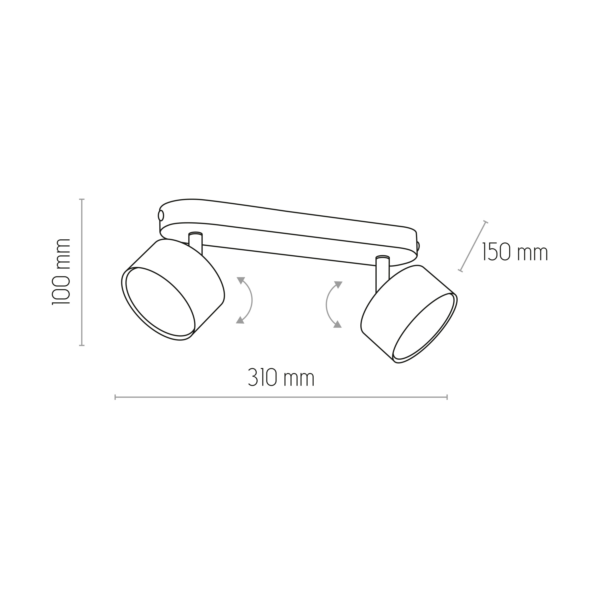 CLARK WHITE LAMPA SUFITOWA 2 - obrazek 5
