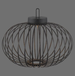 19305-18 AKUBA LAMPA STOŁOWA/ZEWNĘTRZNA BEZPRZEWODOWA CZARNY