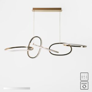 MD7361-5A-EGT CHOLET LAMPA WISZĄCA ZŁOTA/GOLD